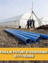 FORAJE PUTURI APA și denisipari