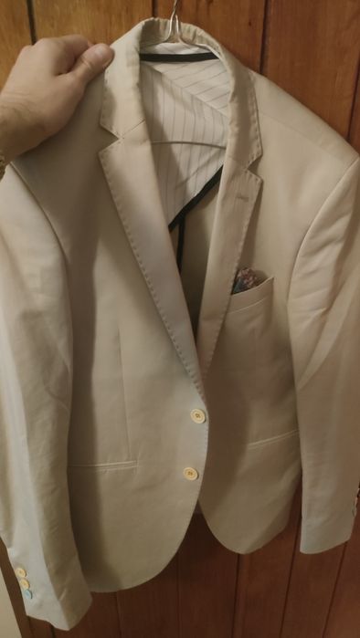 Sacou bărbat Cavalliere Polim Pier bej mărimea 48