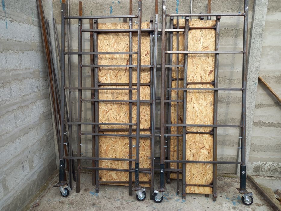 Schelă pe roți demontabilă