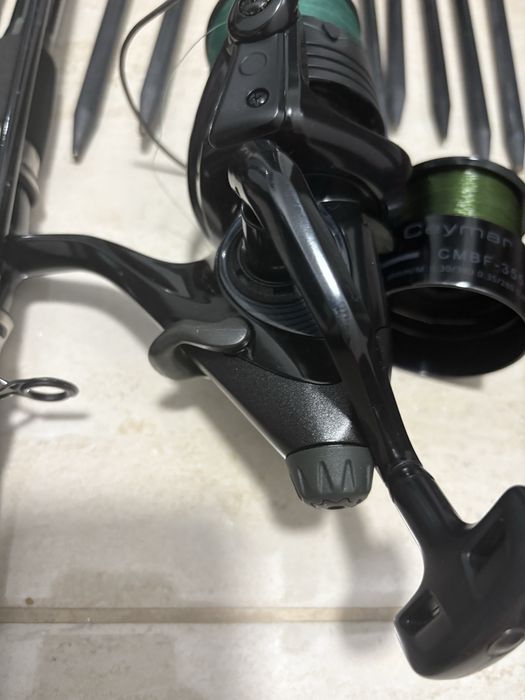 Set complet de pescuit Lansete, mulinete, avertizor, swinger, husa