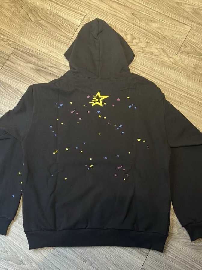 Sp5der PINK V2 Hoodie (Black)