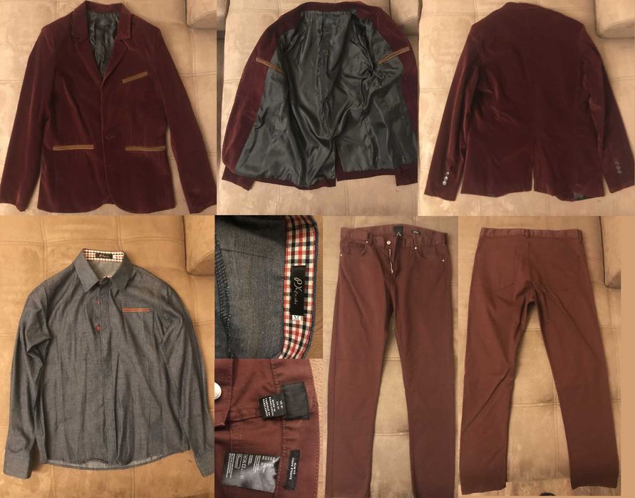 Три нови комплекта - Сака с ризи и панталони