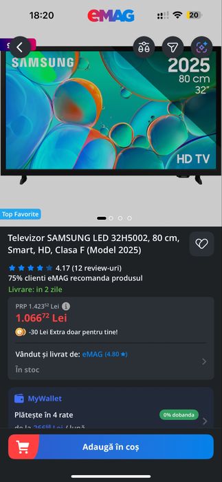 SmartTV 32 inch NOU !