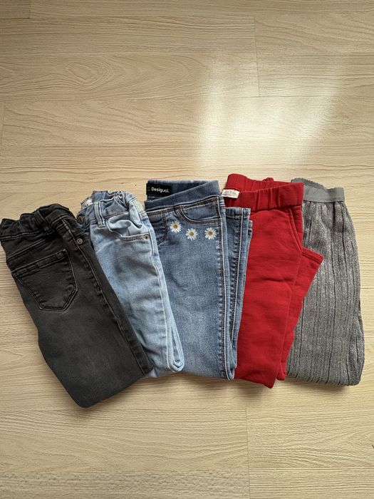 Guess, Zara, Mayoral, Disigual, дънки за момиче 4-5 години