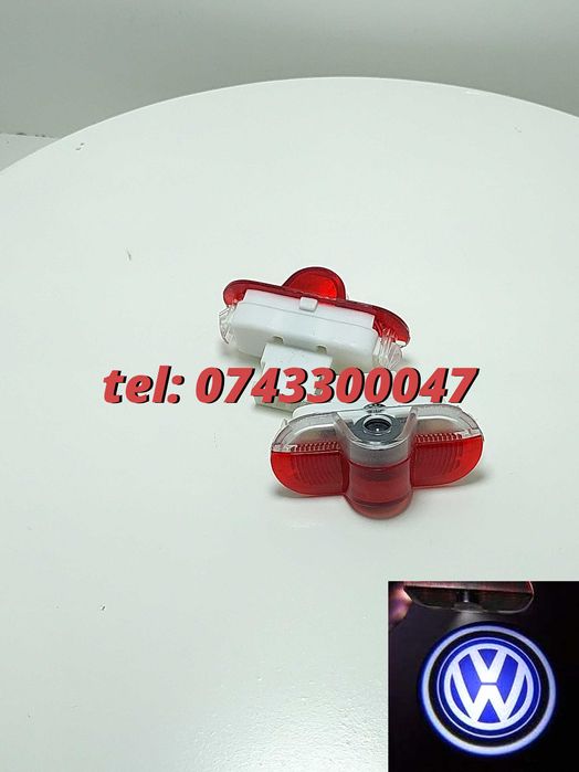 Proiectoare Holograma Led Logo Dedicate Vw Golf 4 Bora Touran Polo