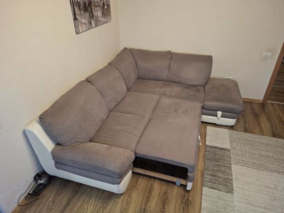 Coltar extensibil 260x225x88cm cu depozitare