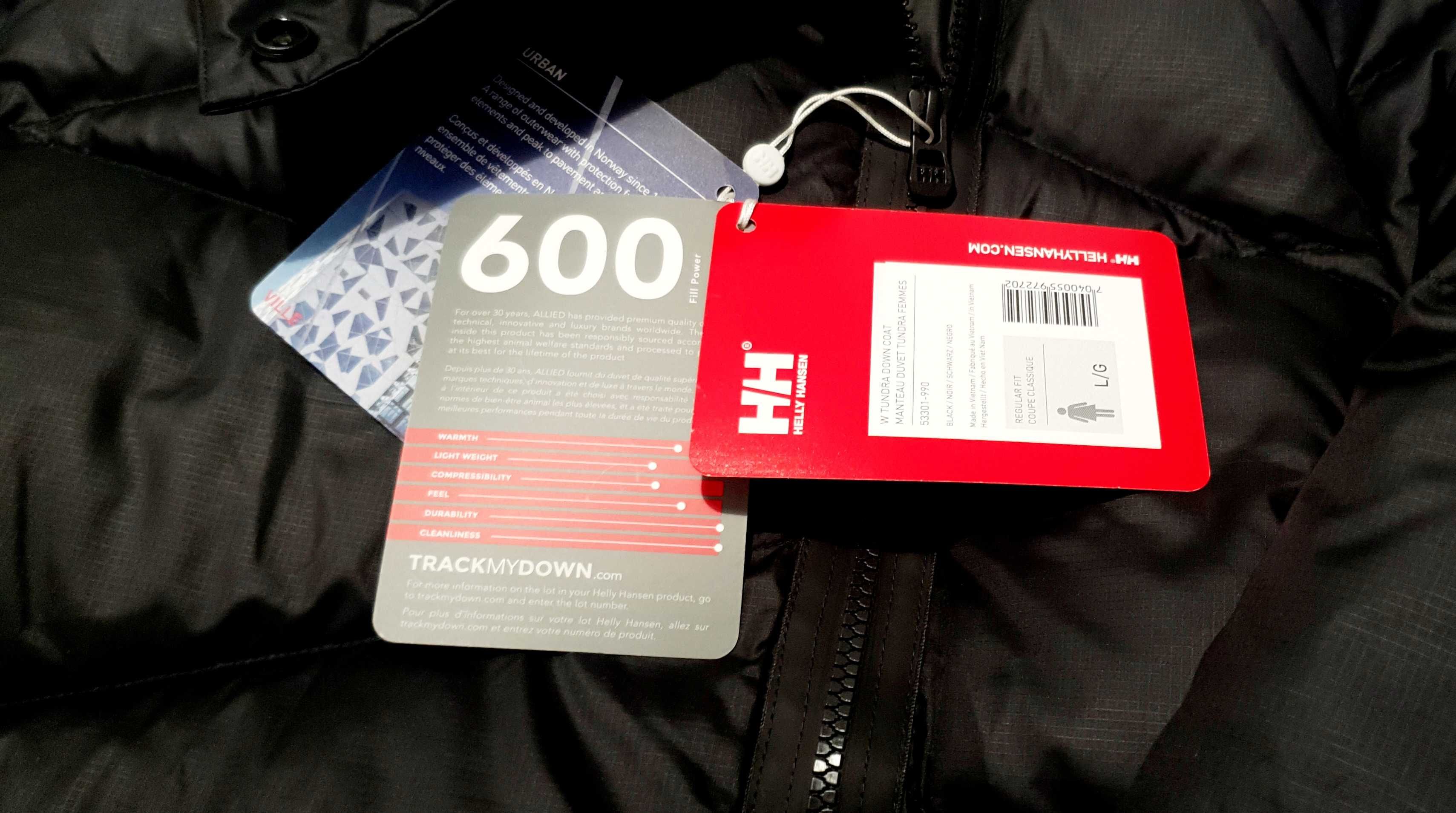 Оригинално зимно яке с пух Helly Hansen