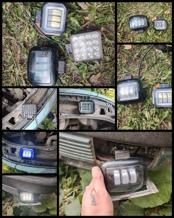 Продам противотуманки 3 штуки разные