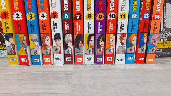 My Hero Academia Манга Vol. 1-14