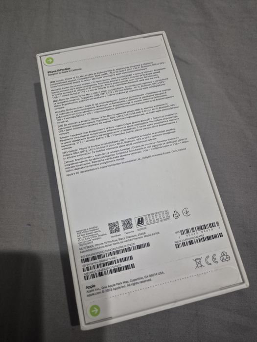 Iphone 15 Pro Max 256gb - Sigilat - Liber de rețea - Black