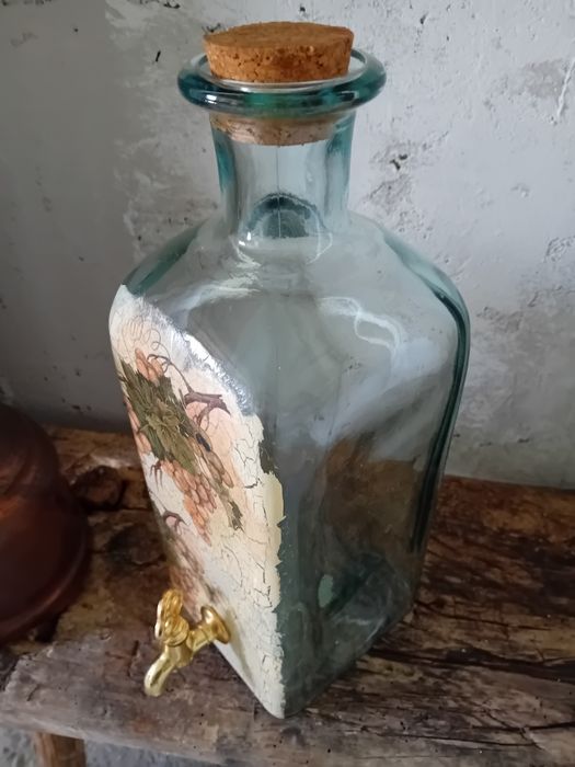 Sticlă cu robinet, 2l ,hand made