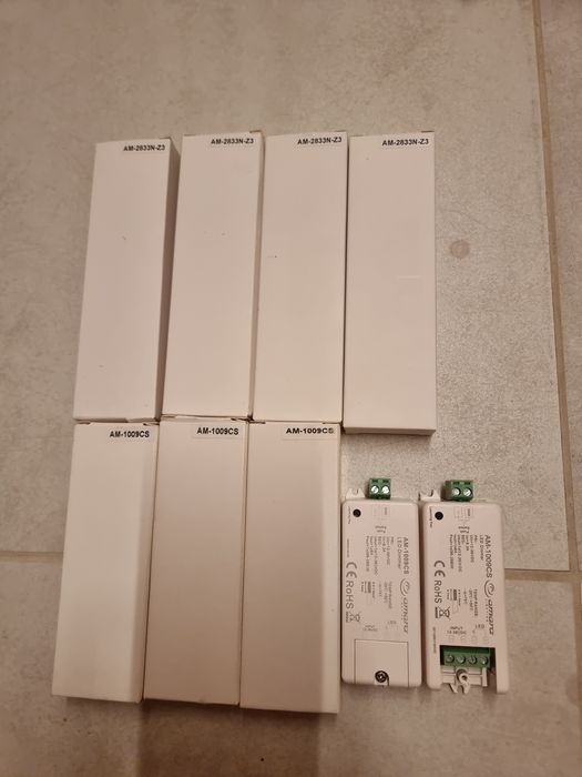 LED димери 12-36 V и дистанционни