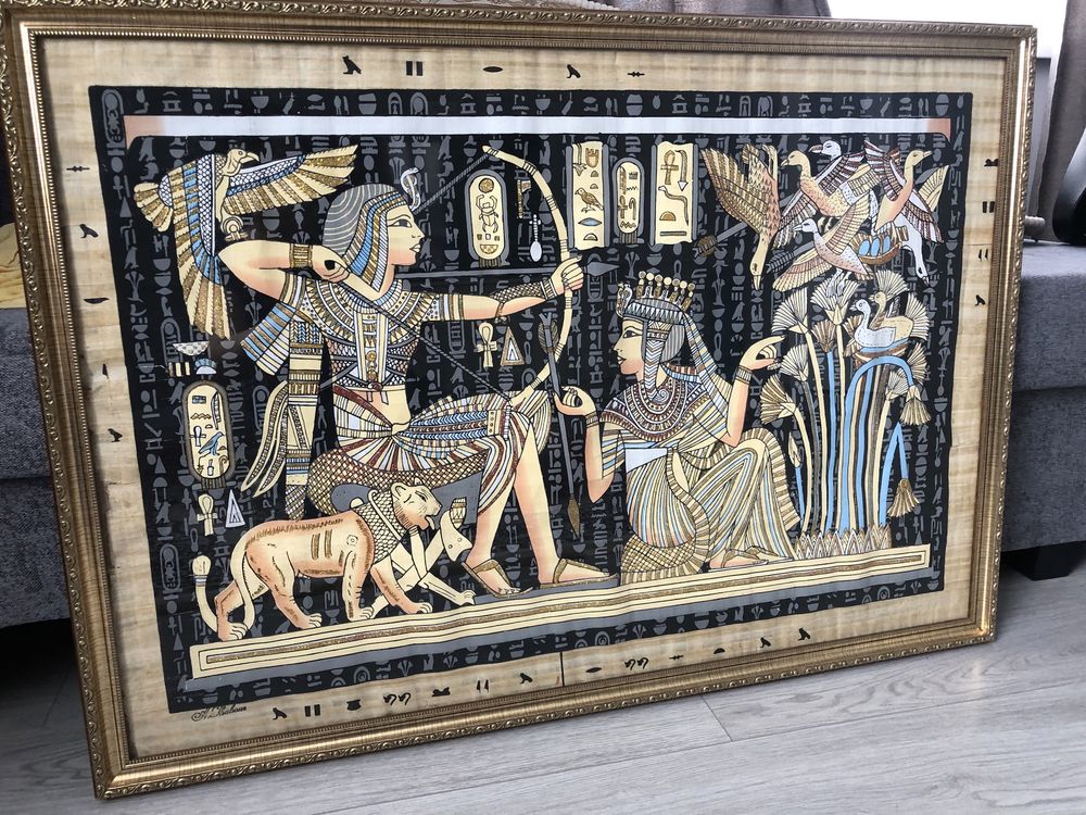 Картина из Египта папирус