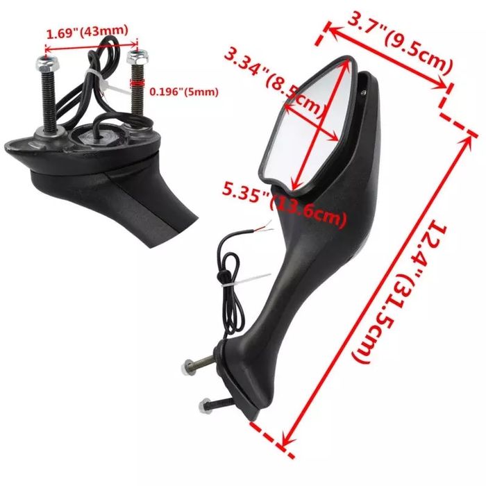 Огледала с мигачи и Габарит за Honda CBR1000RR 2008-2013