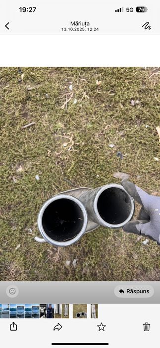 Toba sport inox iesire dubla