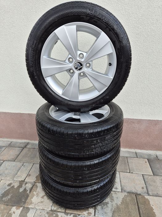 4 Roți  / Jante aliaj 5×112 Skoda Octavia 16