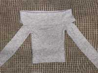 Пуловер с голи рамене H&M