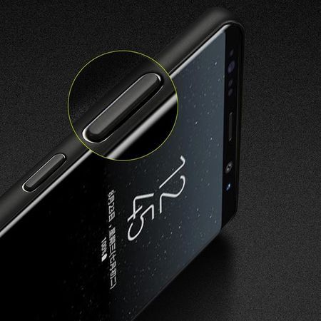 Husa pentru Samsung Galaxy Note 8, GloMax Perfect Fit, Negru