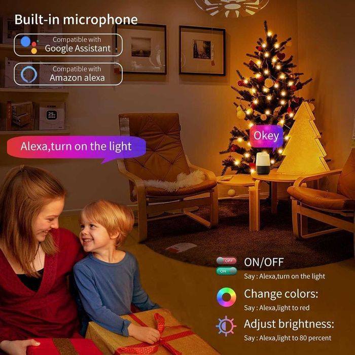 Instalatie rgb pentru craciun