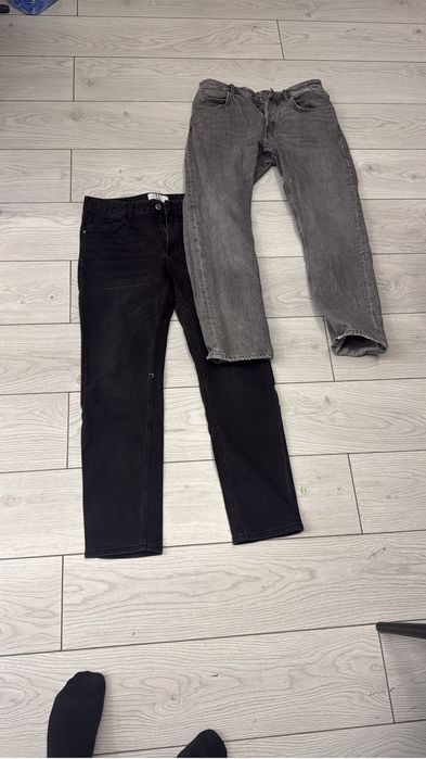 Джинсы Zara серые