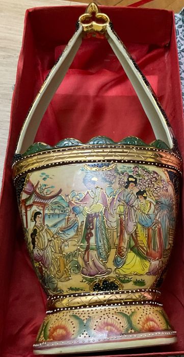 Vând vas chinezesc superb deosebit dinastia Qing