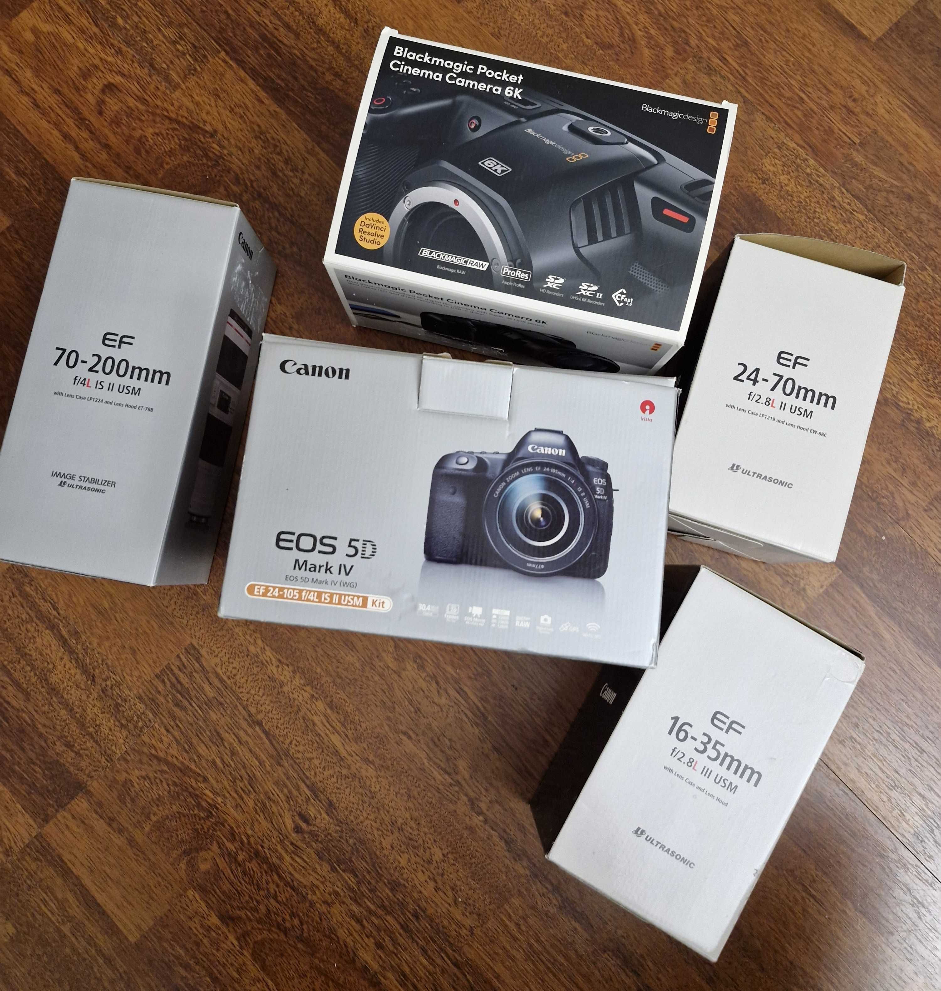 Aparat foto Canon EOS 5D Mark IV (1000 cadre) cu obiectiv 24-105 f4 II
