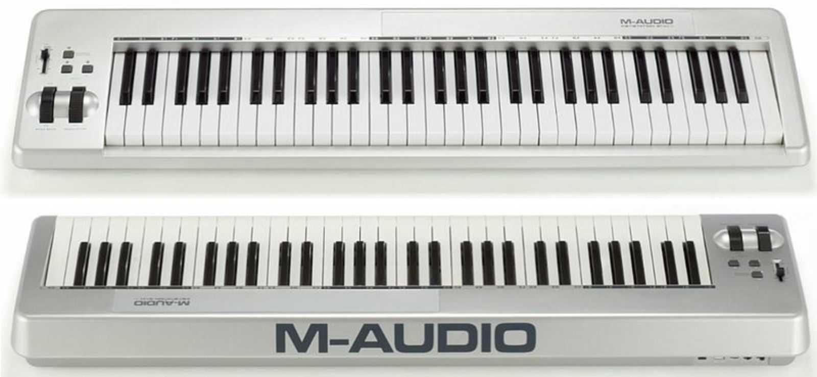 Pian M-Audio Keystation 61es, clapa MIDI-USB