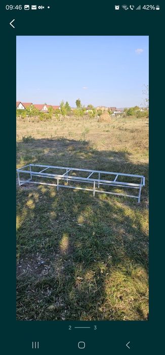 Vând 4 suporturi/stative metalice pentru 5 stupi/lazi albine fiecare