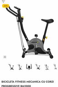 Bicicleta fitness Mecanică cu corzi Progressive BM1000