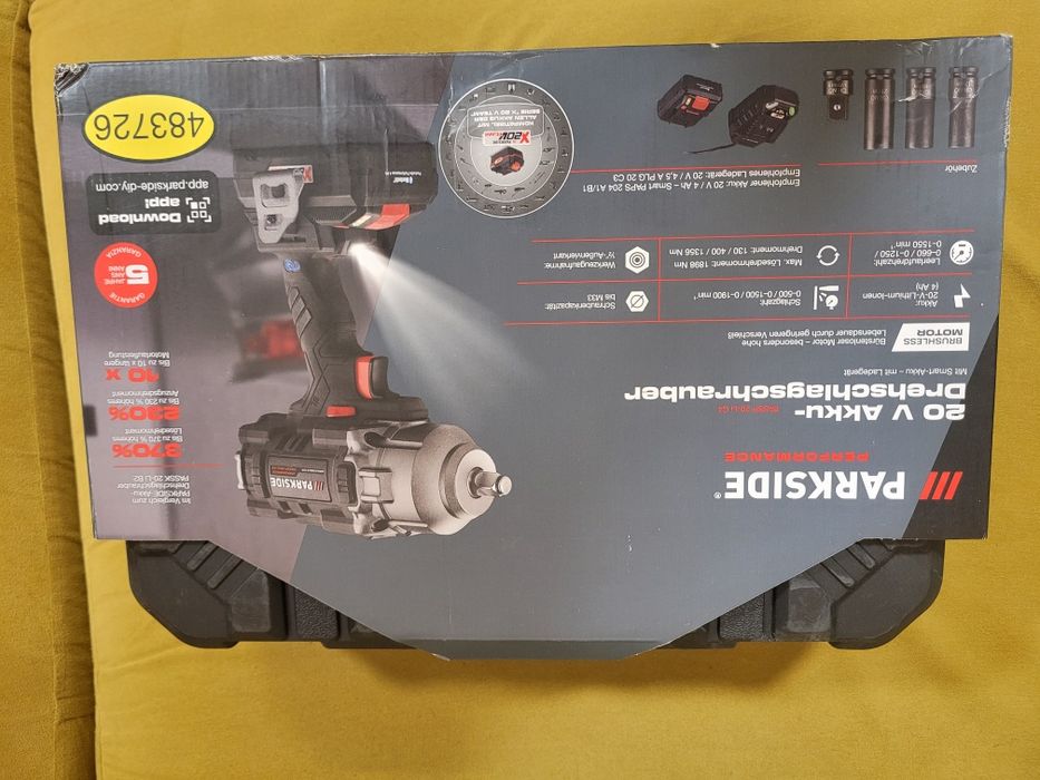 Гайковерт Parkside PASSP 20-Li C4