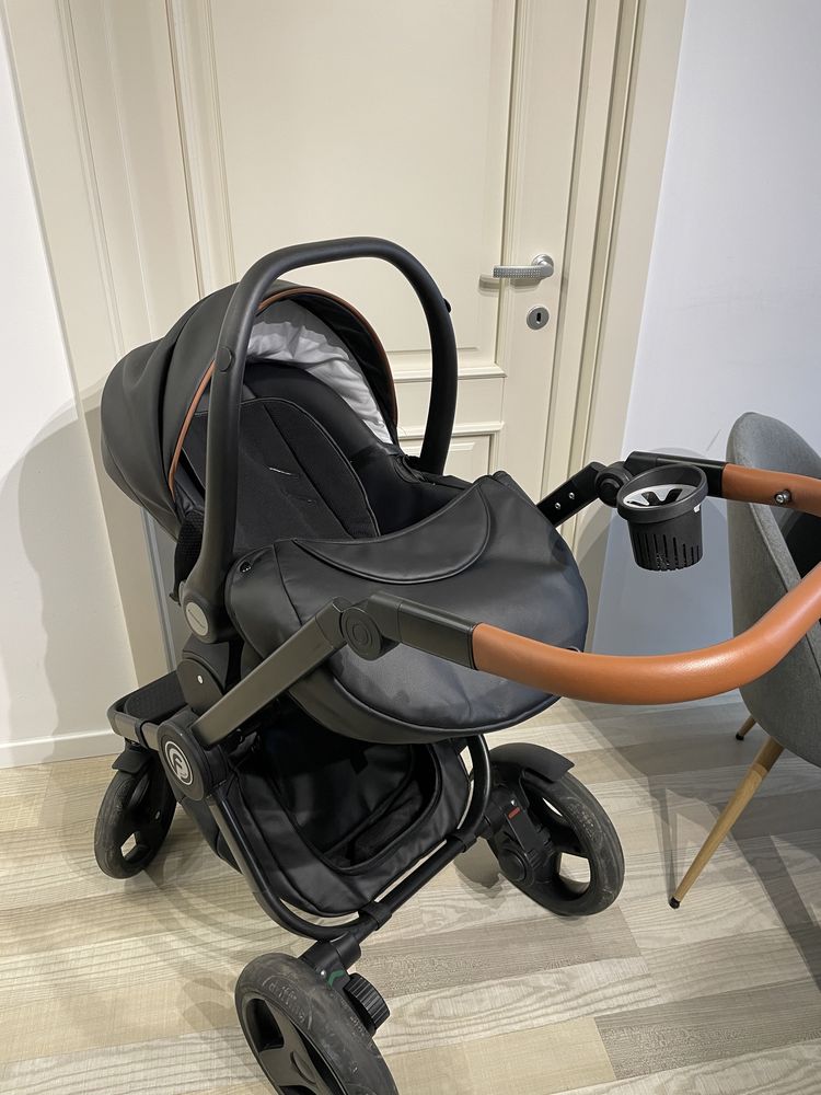 Krausman – Carucior 3 in 1 Topaz Lux Black