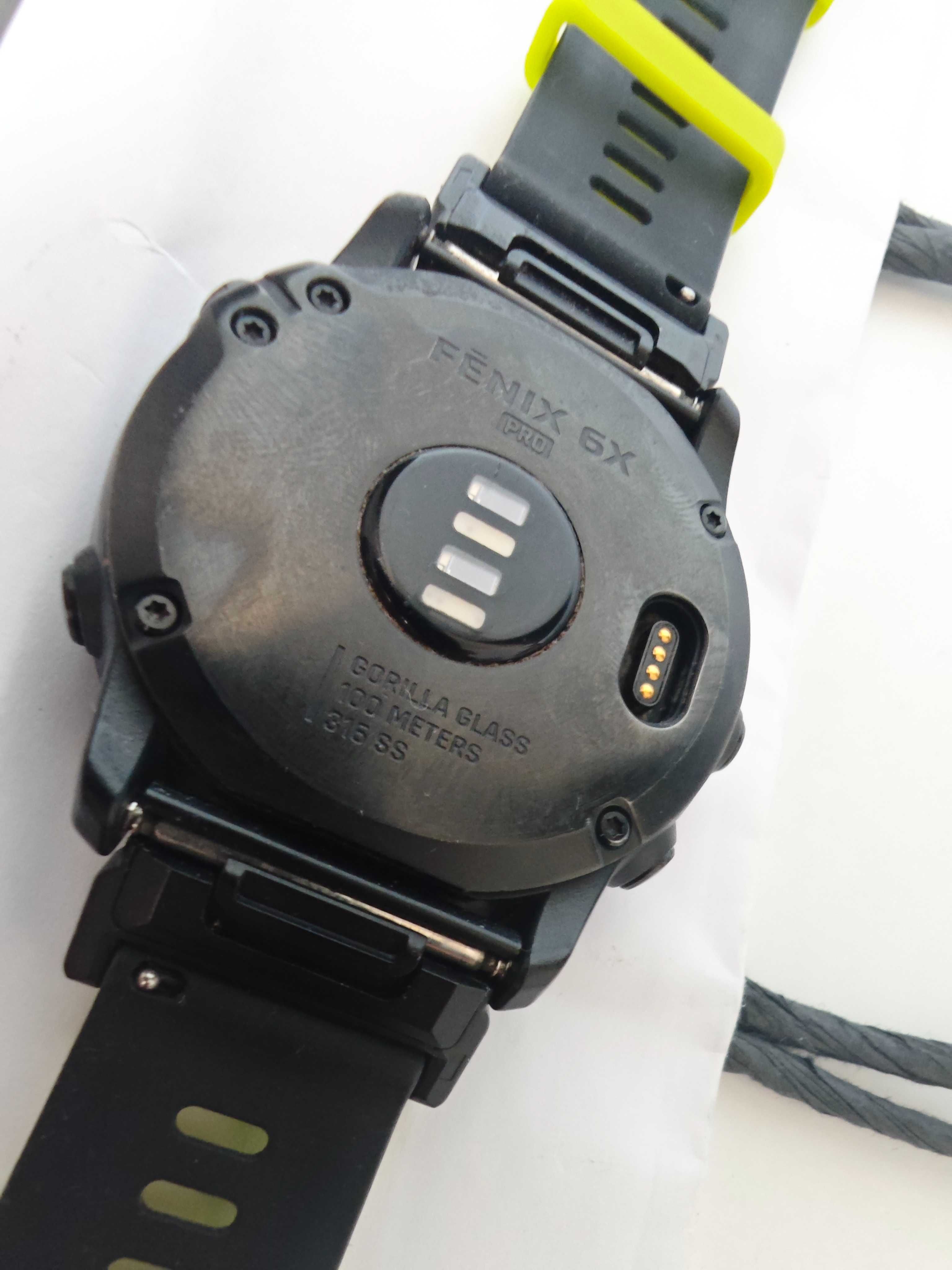 Garmin Fenix 6X Pro Gorilla Glass (stare f bună ) cu diverse brățări