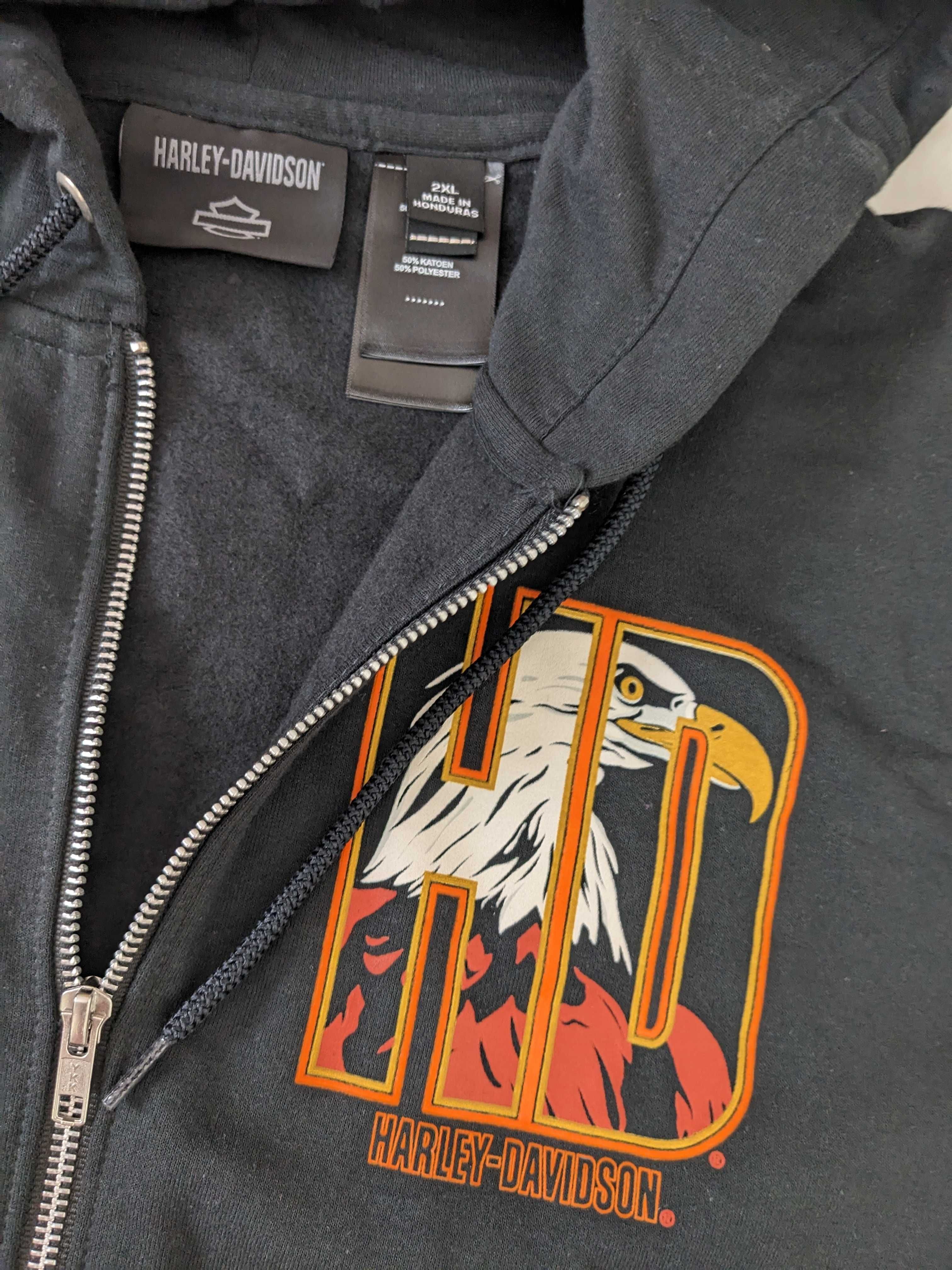 Harley Davidson Full Zip мъжки суичър размер 2XL от Сащ