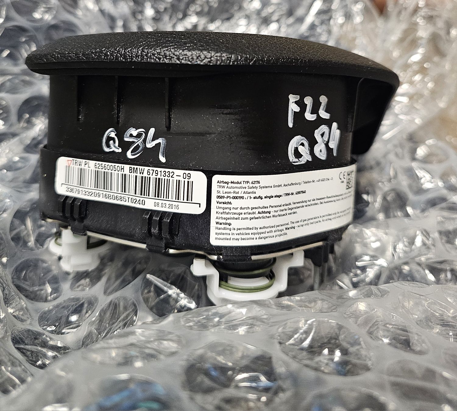 Airbag за волан BMW F21 F31 F20 F30 BMW 6791332