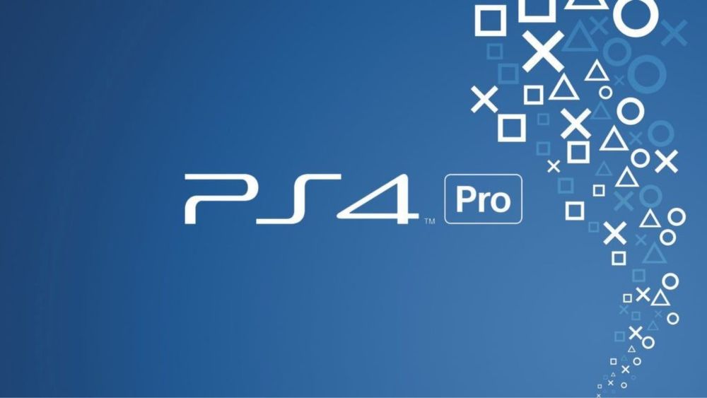 PlayStation 4 Pro 1 TB в сост идеал прошитая с играми + 2 контролера