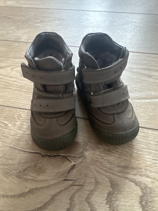 Ботинки зимние кожа и мех натур (как новые)