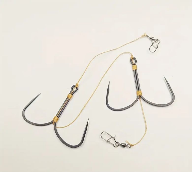 Montura carlige pentru crap, somn, ten, caras etc