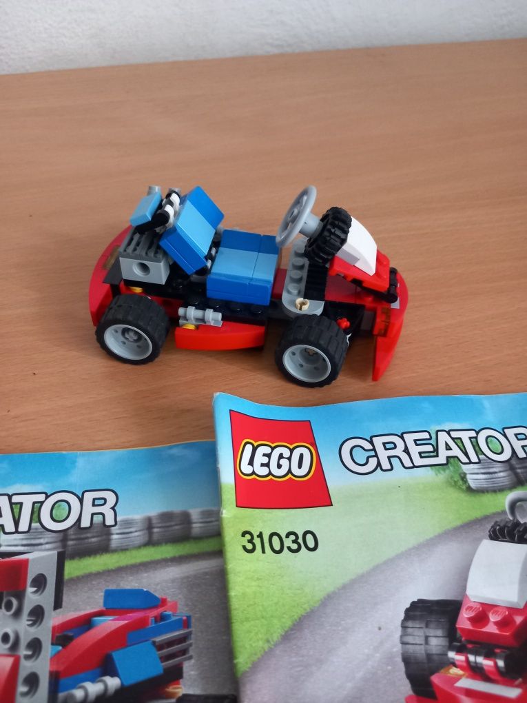 Set 3 in 1 Lego Creator - Atv, Kart, Motostivuitor