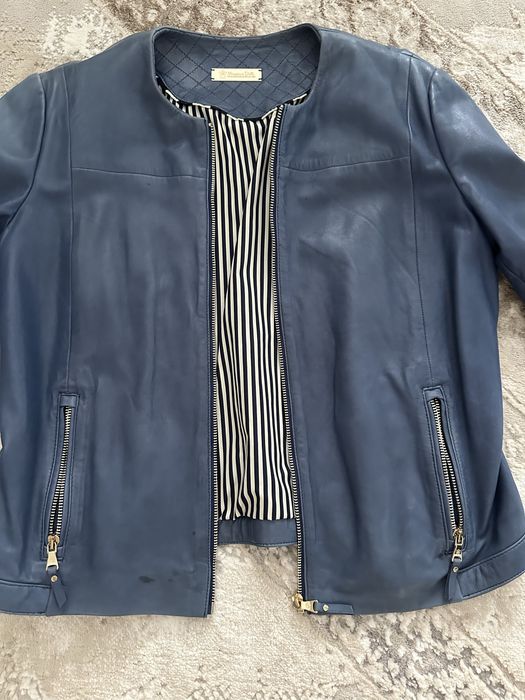 Кожанная куртка Massimo dutti