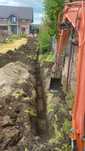 Excavator,camioneta,săpat canal,gard,miniexcavator,cilindru,bobcat