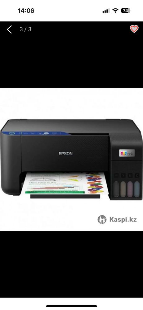 МФУ струйный принтер Epson L3251 в оТЛтЧНом СОСТоянии