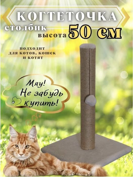 Когтеточка с кошачей мятой новая