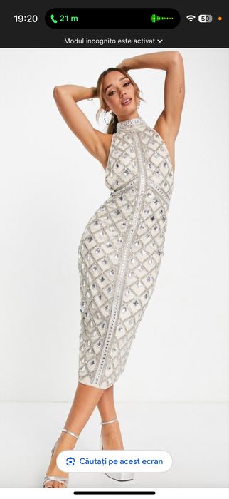 Rochie / Rochii Asos de seara / bijuterie / paiete / pietre