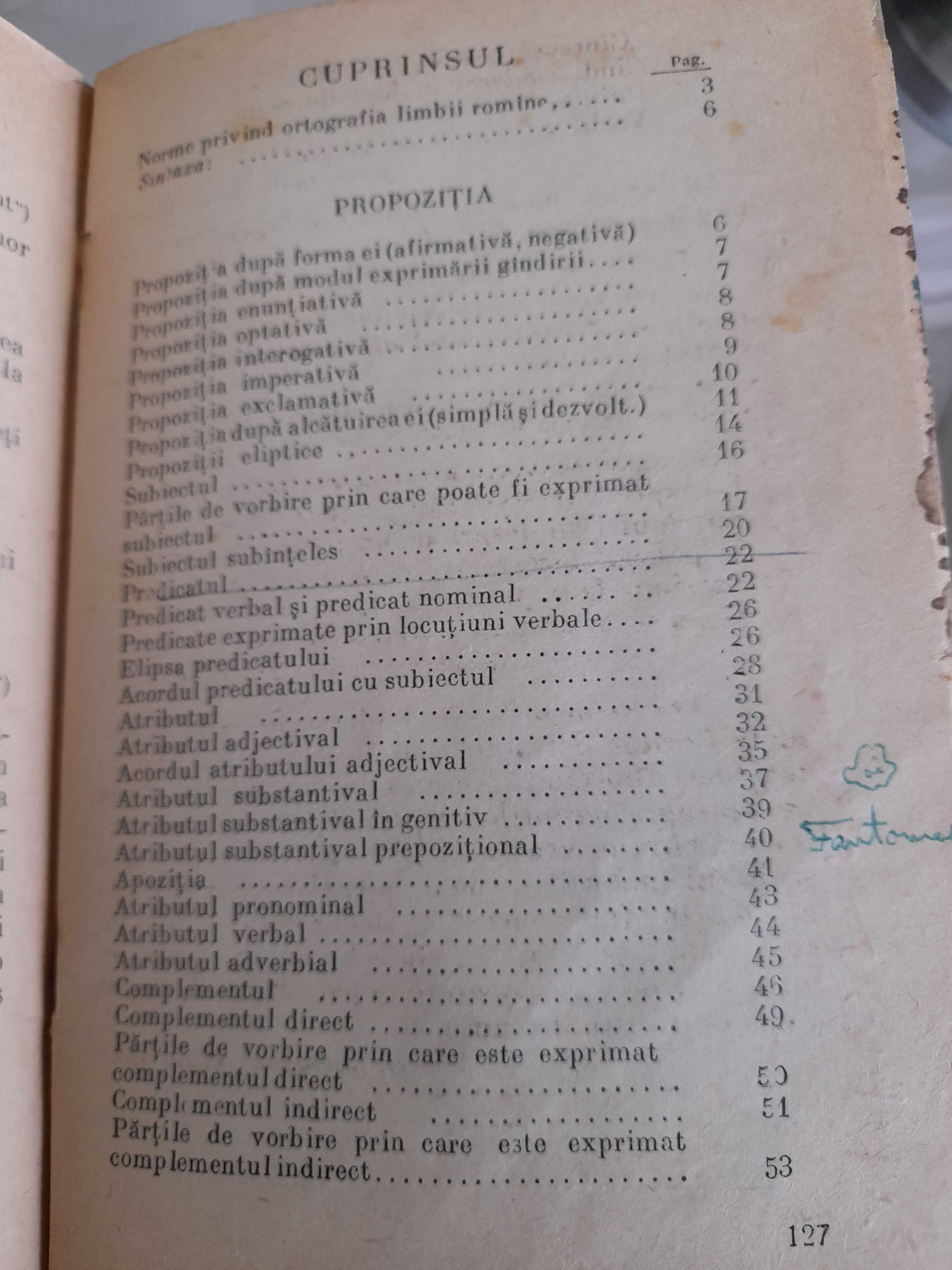 Gramatica limbii romane- 1956