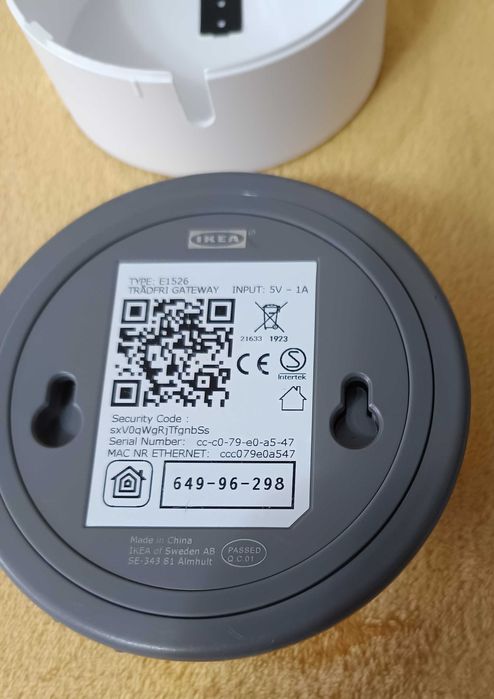 IKEA Tradfri Gateway Smart Home Hub E1526 remote sensor voice control