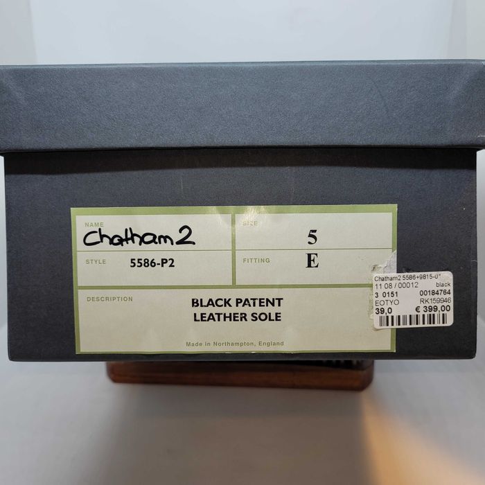 Crockett & Jones, Chatham 2, Patent Leather, UK 5E/ EUR 39