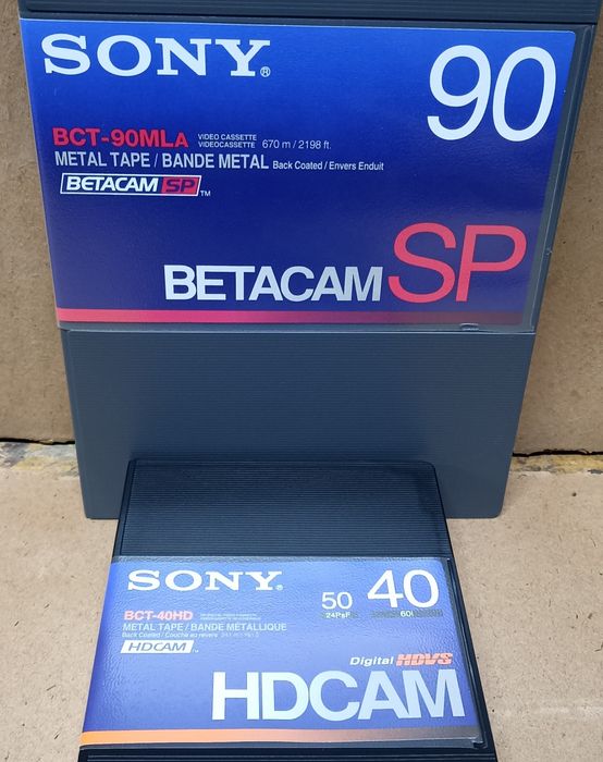 Видеокассета бэтакам Betacam. Hd cam  студийные для профессионального