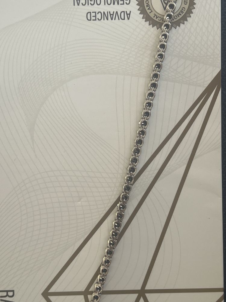 Bratara aur 18k tennis cu diamante