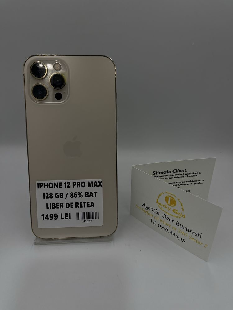 Iphone 12 Pro Max 128GB/86% baterie #41929