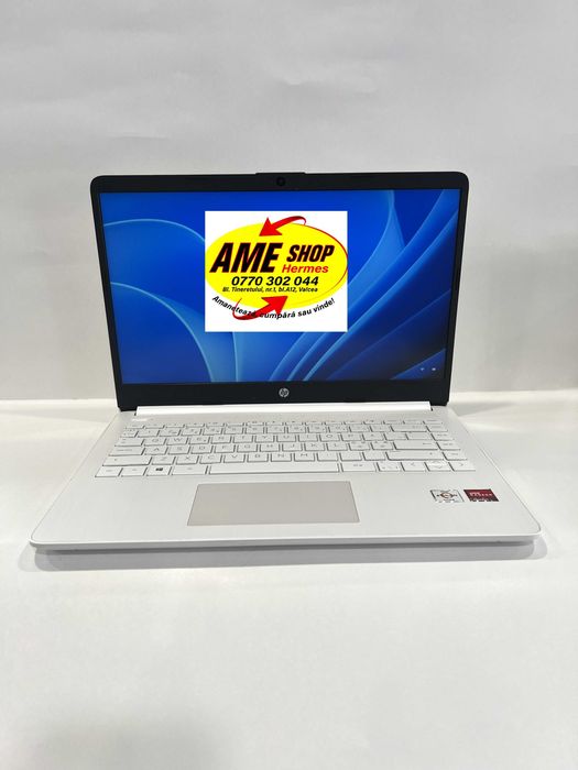 Laptop HP 14s-fq00200no, 512GB SSD/8GB RAM, AMD silver 3050U!
